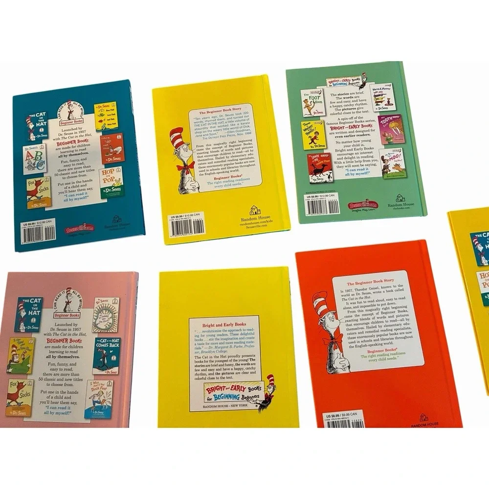 Dr. Seuss Beginner Books Collection Lot of 10 Hardcover Kids Reading Classics